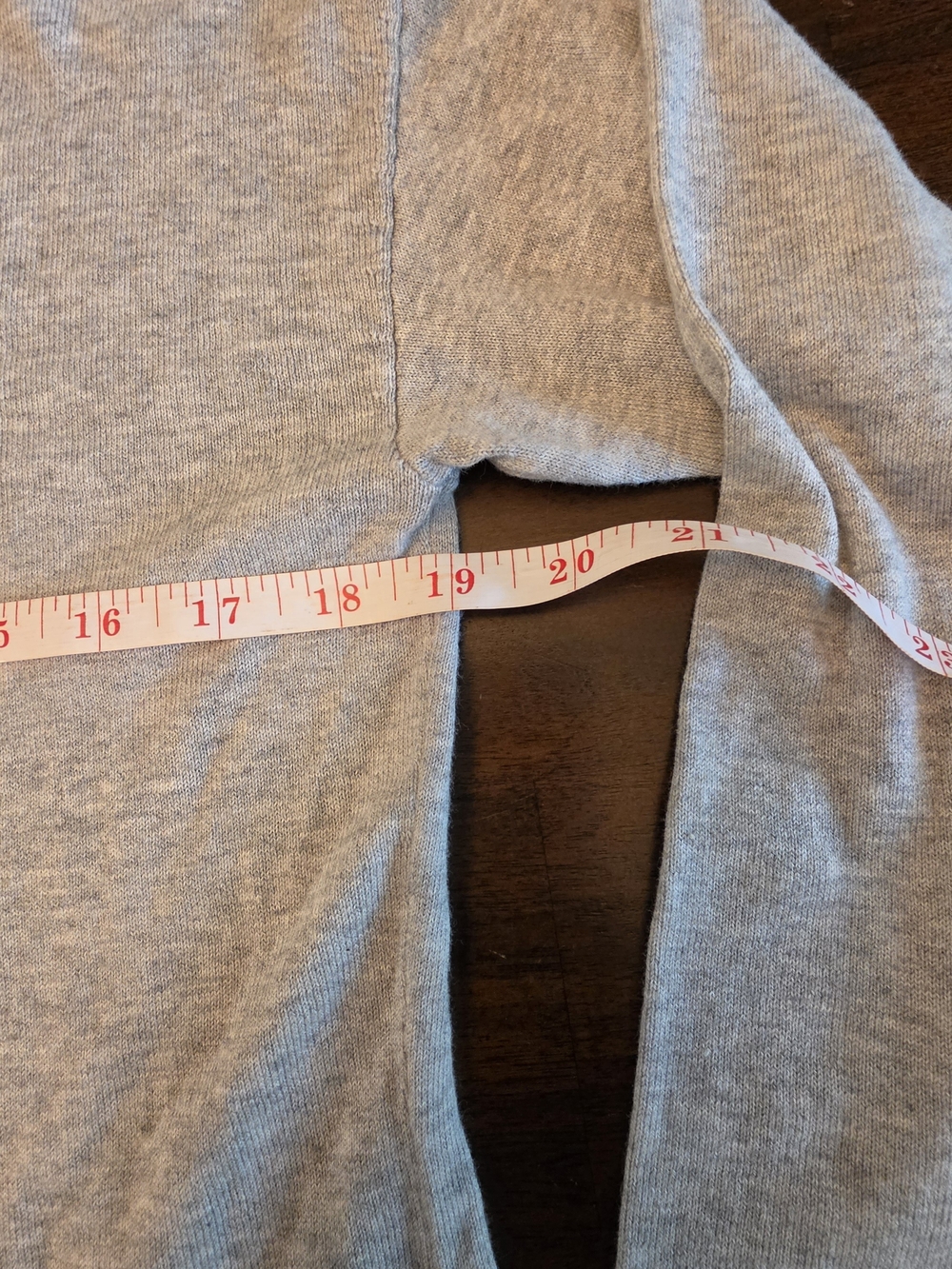 Talbots Heather Gray Lightweight Knit Puffin Graphic Sweater - Picture 5 of 6